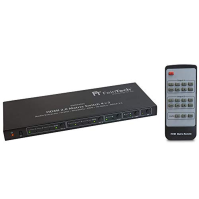 FeinTech VMS04201 - HDMI Matrix Switch 4x2 s audio extractor scaler Ultra-HD 4K 60Hz HDR